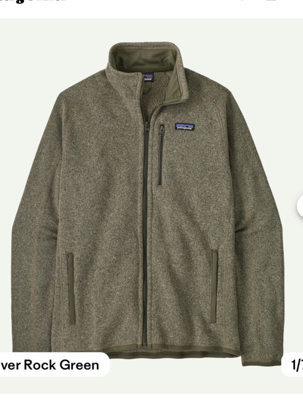 BNNW Patagonia Men's Better Sweater® Fleece Jacket - Picture 2 of 7